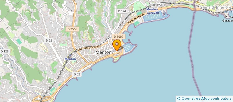 localisation de l'entreprise LUCE à MENTON