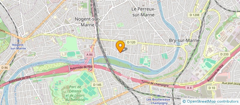 localisation de l'entreprise LUCE  LE PERREUX-SUR-MARNE