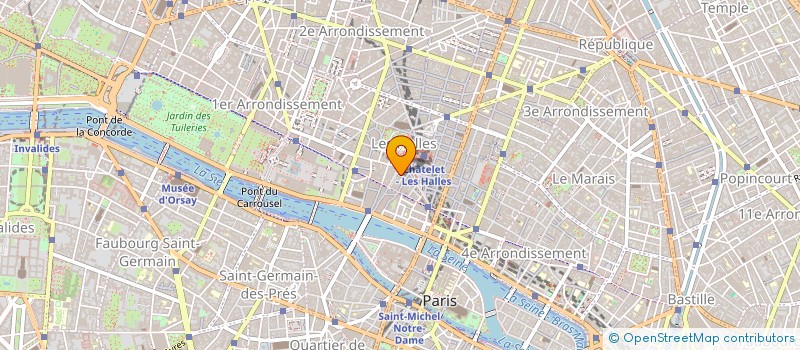 localisation de l'entreprise LUCE à PARIS