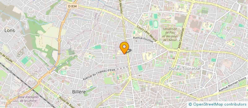 localisation de l'entreprise LUCE BROKER à PAU