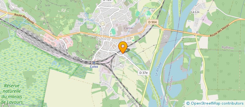 localisation de l'entreprise LUCE IMMO  CULOZ-BEON