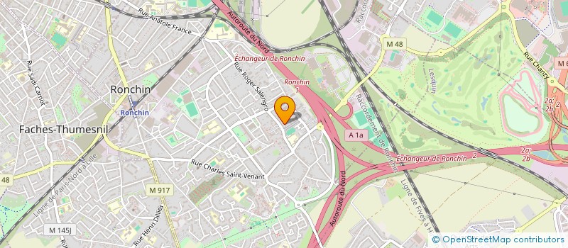 localisation de l'entreprise LUCE&LEON ASSOCIES  RONCHIN