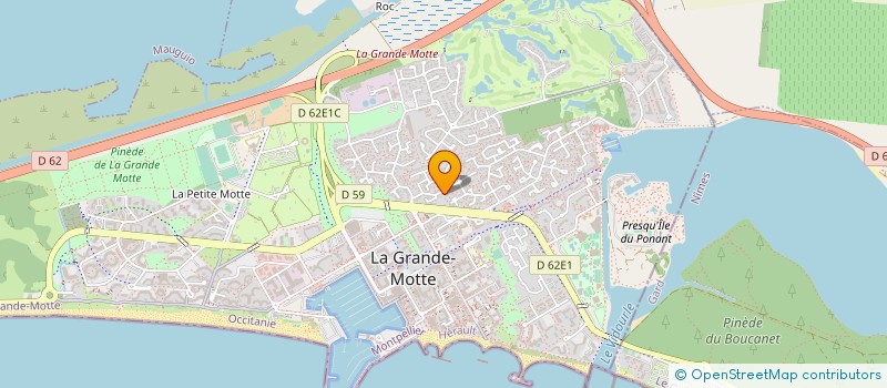 localisation de l'entreprise LUCE PINCE MY à LA GRANDE-MOTTE