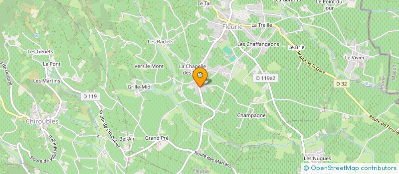 localisation de l'entreprise LUCE VOUS INVITE  FLEURIE