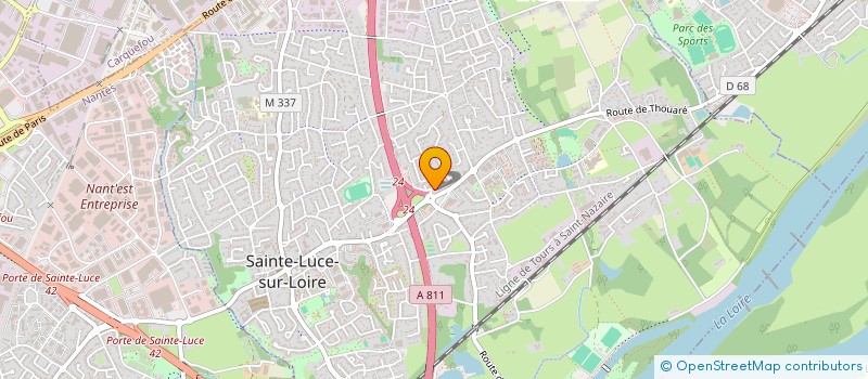 localisation de l'entreprise LUCEA  SAINTE-LUCE-SUR-LOIRE