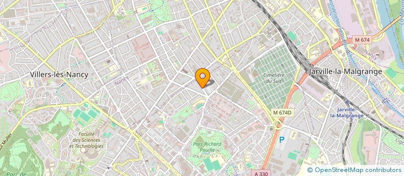 localisation de l'entreprise LUCEAT CONSEIL  VANDUVRE-LES-NANCY