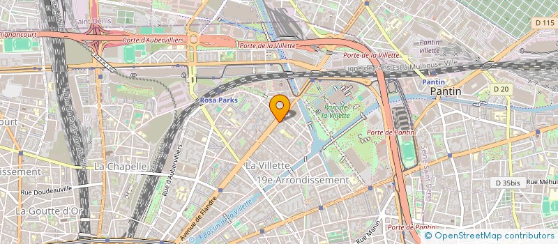 localisation de l'entreprise LUCEAU à PARIS