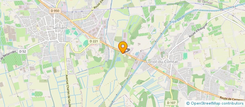 localisation de l'entreprise LUCEB  LORIOL-DU-COMTAT