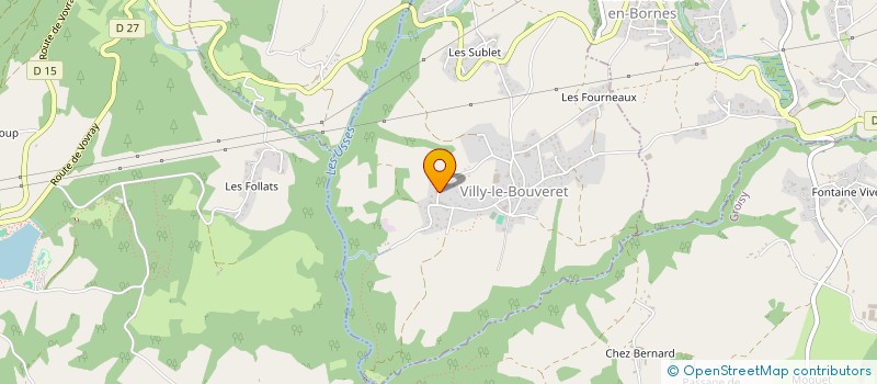 localisation de l'entreprise LUCEBO à VILLY-LE-BOUVERET