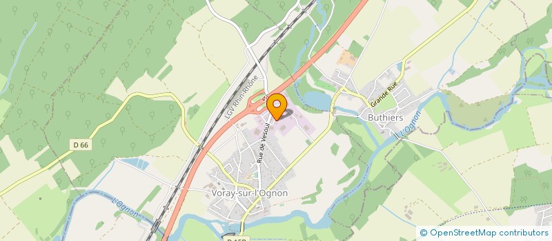 localisation de l'entreprise LUCEL  VORAY-SUR-L'OGNON