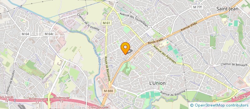 localisation de l'entreprise LUCEL à L'UNION