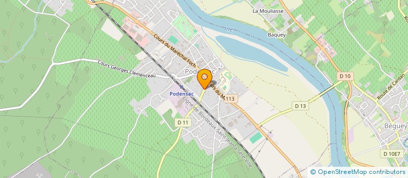 localisation de l'entreprise LUCEL RENOV  PODENSAC