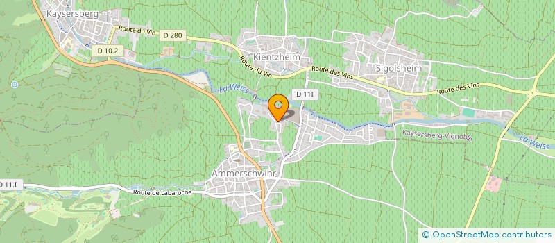 localisation de l'entreprise LUCELI  AMMERSCHWIHR