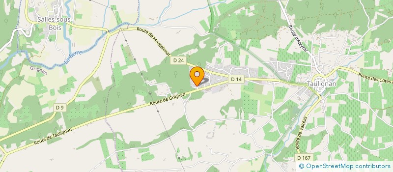 localisation de l'entreprise LUCELIMEL  TAULIGNAN