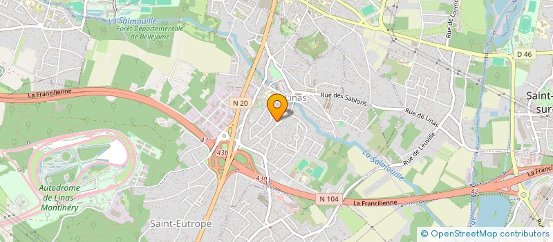 localisation de l'entreprise LUCELO  LINAS