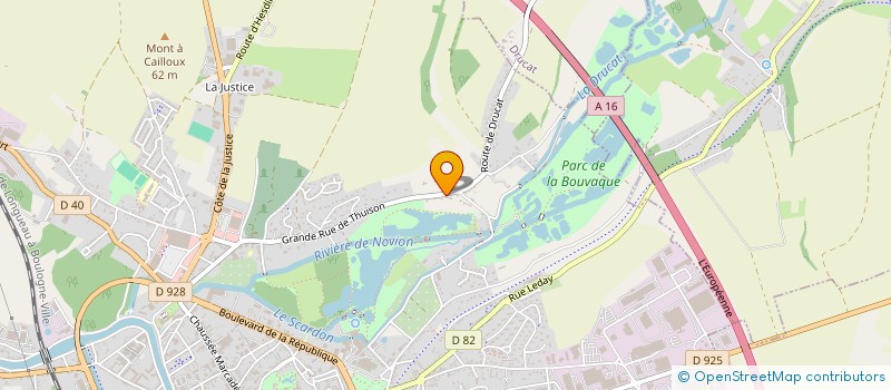 localisation de l'entreprise LUCEM  ABBEVILLE