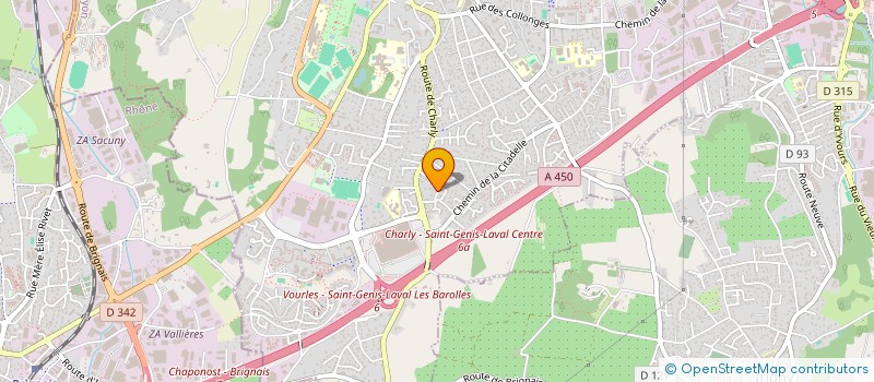 localisation de l'entreprise LUCEN  SAINT-GENIS-LAVAL