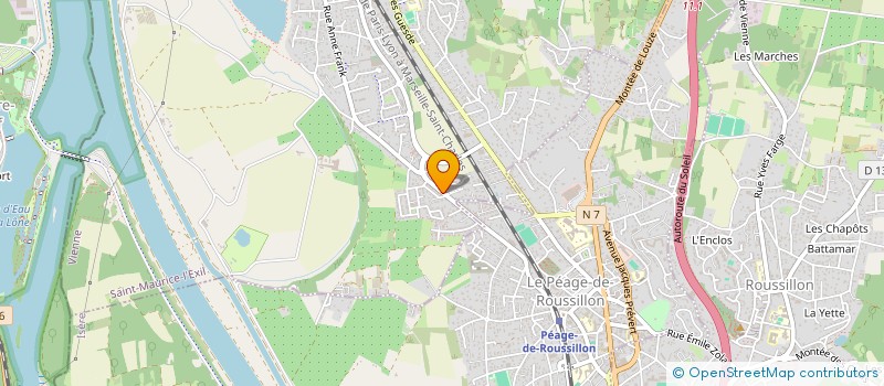 localisation de l'entreprise LUCENA1  SAINT-MAURICE-L'EXIL