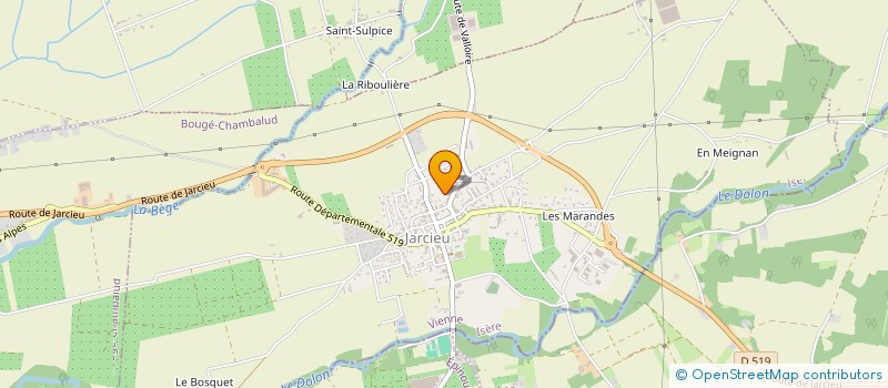 localisation de l'entreprise LUCENZO  JARCIEU