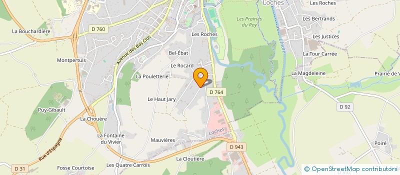 localisation de l'entreprise LUCENZO  LOCHES