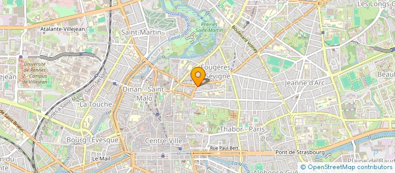 localisation de l'entreprise LUCEREAU DAUTREY INGENIERIE à RENNES