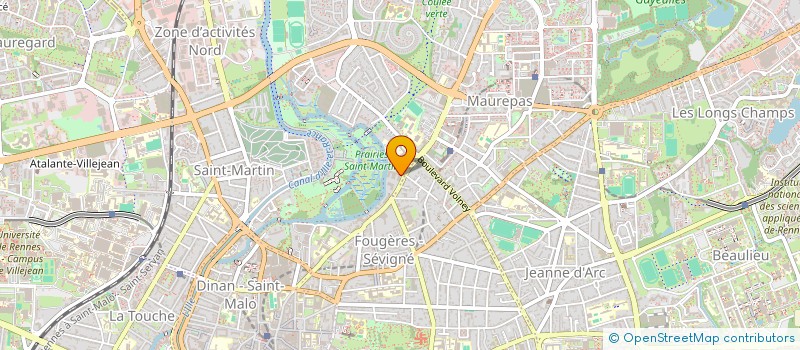 localisation de l'entreprise LUCERME  RENNES