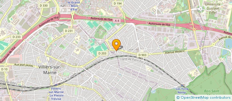 localisation de l'entreprise LUCETE IMMOBILIER  NOISY-LE-GRAND