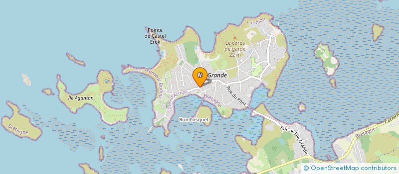 localisation de l'entreprise LUCETTE  PLEUMEUR-BODOU