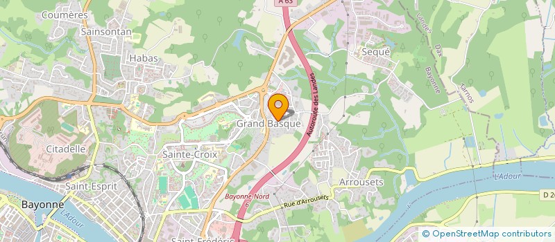 localisation de l'entreprise LUCETTE ET COMPAGNIE  BAYONNE