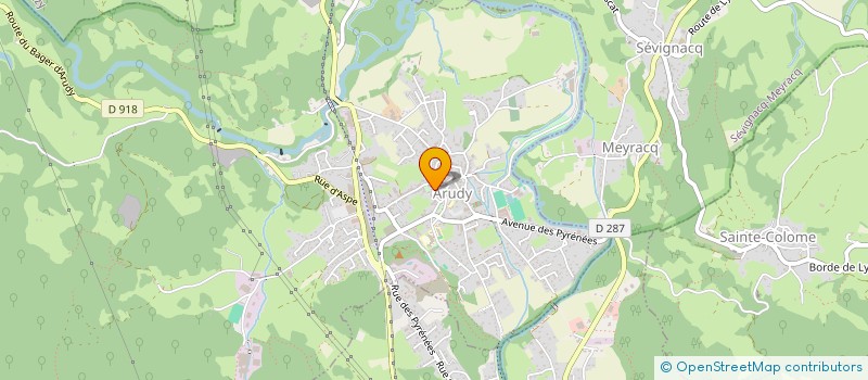 localisation de l'entreprise LUCFAN à ARUDY