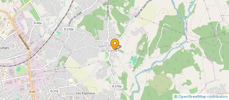 localisation de l'entreprise LUCHALO  SAINT-PRIVAT-DES-VIEUX