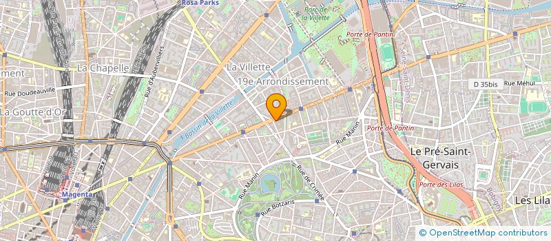 localisation de l'entreprise LUCHARD DECALCOLUX à PARIS