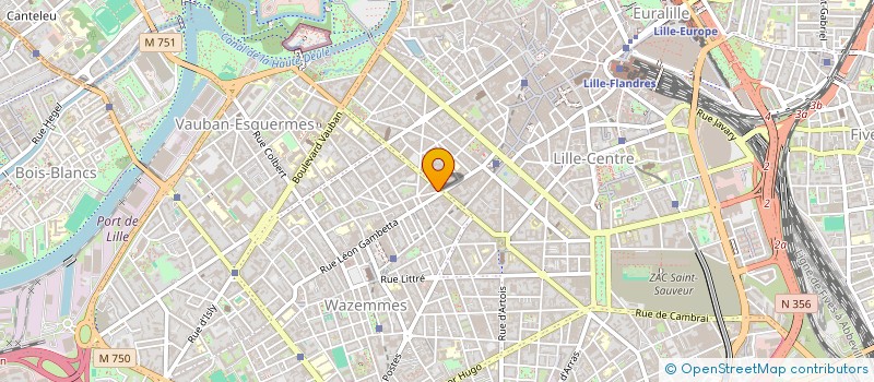 localisation de l'entreprise LUCHIER à LILLE
