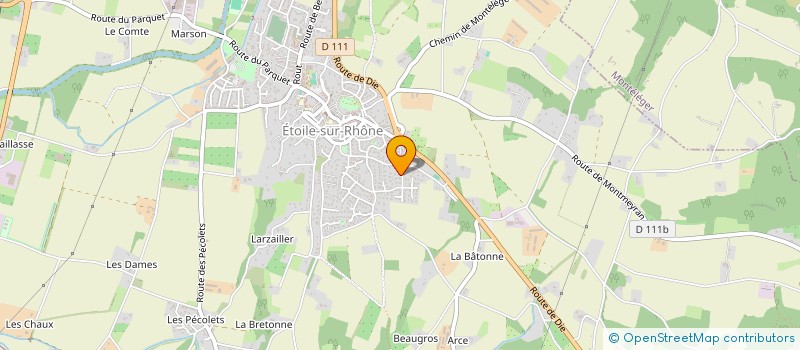 localisation de l'entreprise LUCHINI  ETOILE-SUR-RHONE