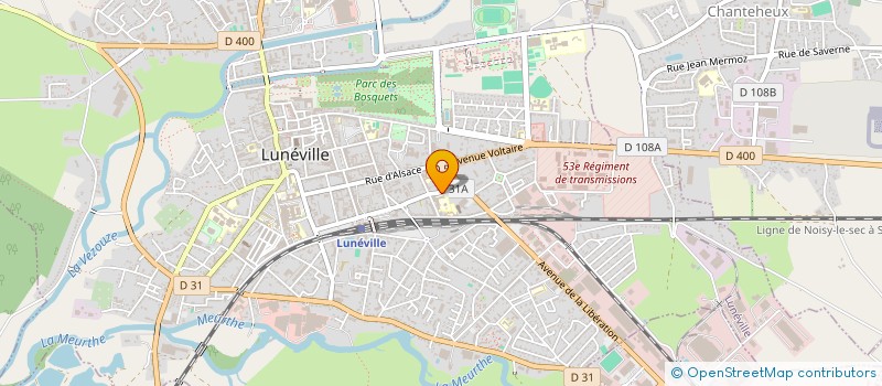 localisation de l'entreprise LUCHIRI  LUNEVILLE