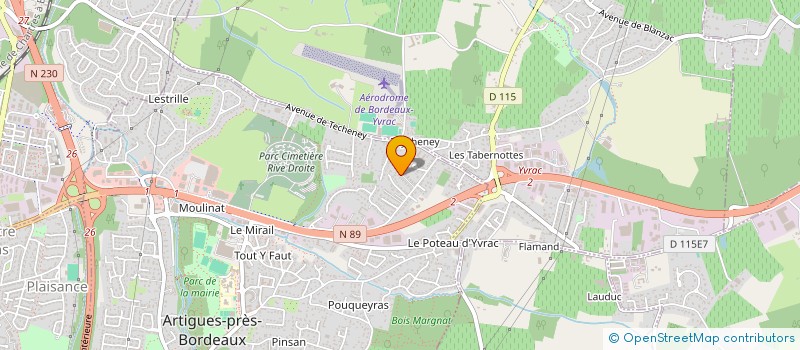 localisation de l'entreprise LUCHON CONCIERGERIE  ARTIGUES-PRES-BORDEAUX