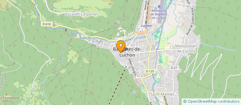localisation de l'entreprise LUCHON HOLIDAYS ACTIVITES ET SERVICES à BAGNERES-DE-LUCHON
