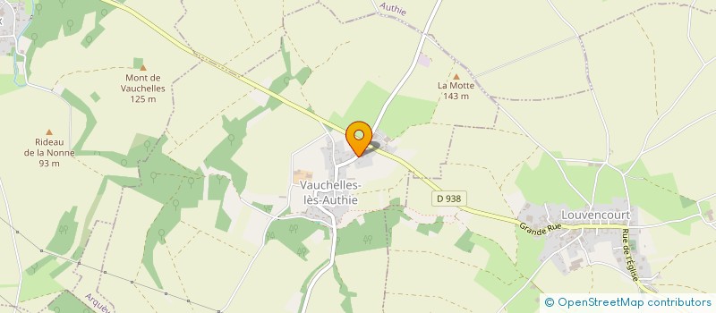 localisation de l'entreprise LUCHUEL  VAUCHELLES-LES-AUTHIE