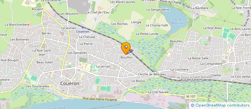 localisation de l'entreprise LUCI à COUERON