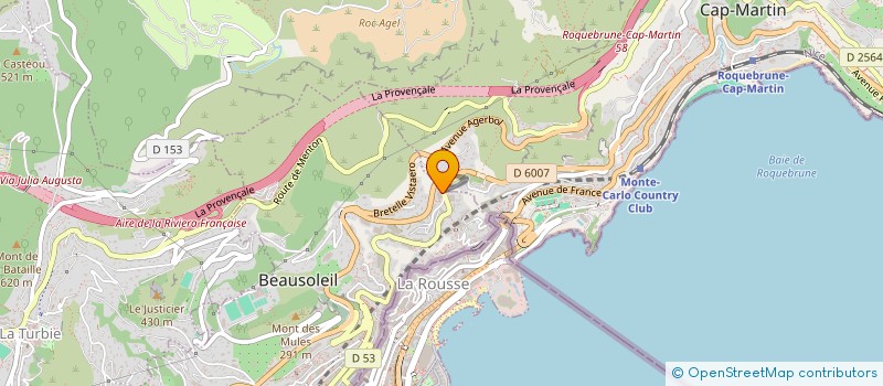 localisation de l'entreprise LUCI & MIQUET  BEAUSOLEIL