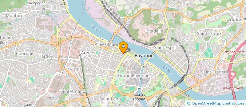localisation de l'entreprise LUCIA à BAYONNE