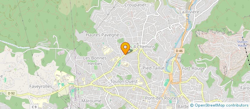 localisation de l'entreprise LUCIA  TOULON