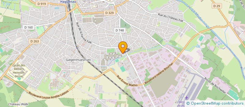 localisation de l'entreprise LUCIA ACQUAVIVA  HAGUENAU