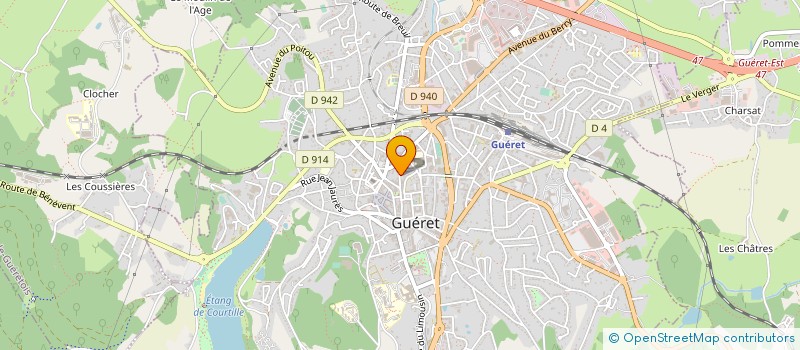 localisation de l'entreprise LUCIA ANIMATION à GUERET