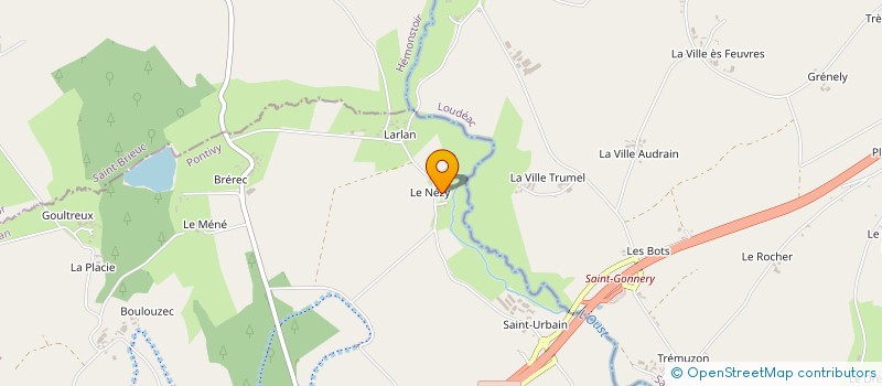 localisation de l'entreprise LUCIA CONNAN  SAINT-GONNERY