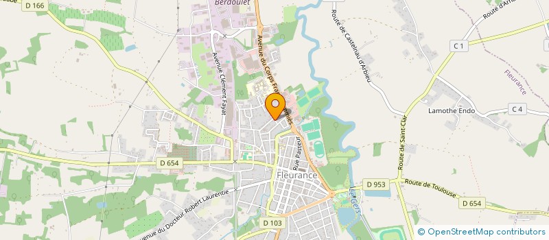 localisation de l'entreprise LUCIA ERMINIO GREZZINI-BOBBATO  FLEURANCE