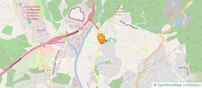 localisation de l'entreprise LUCIA MARE à FREJUS