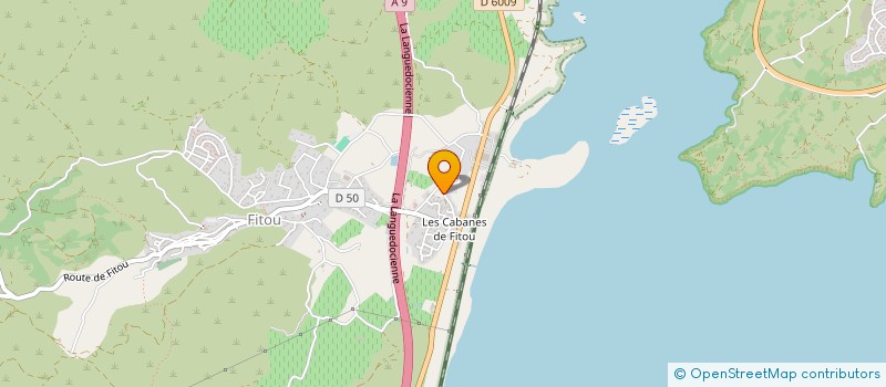 localisation de l'entreprise LUCIAM  FITOU