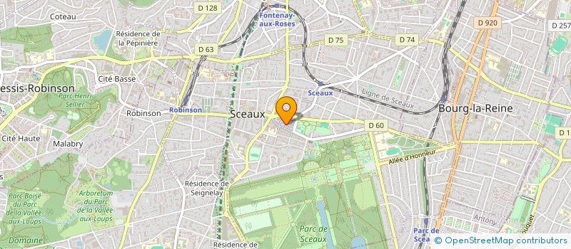 localisation de l'entreprise LUCIAMELIA à SCEAUX