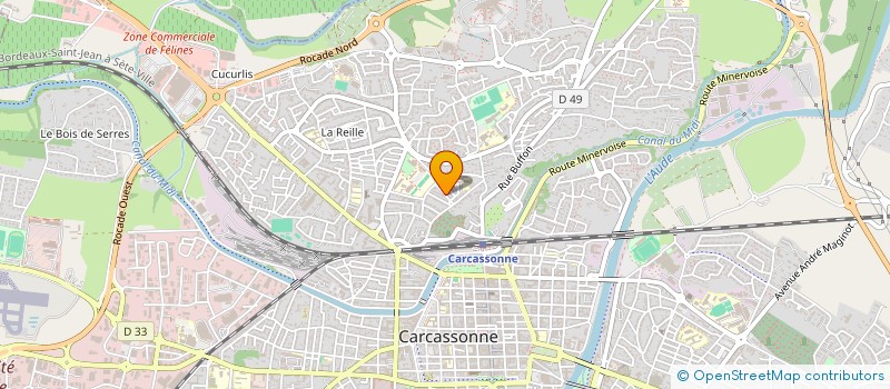 localisation de l'entreprise LUCIANA à CARCASSONNE